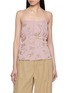 首图 - 点击放大 - HANAA STUDIO - Rhinestone Embroidered Bow Back Camisole