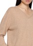  - HANAA STUDIO - V-Neck Relaxed Wool Cashmere Knit Sweater