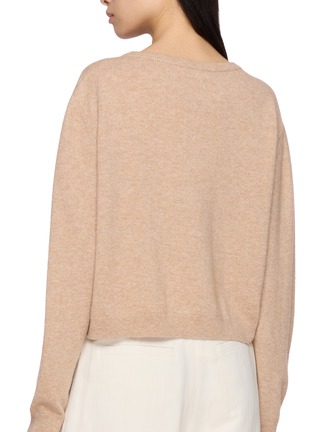 背面 - 点击放大 - HANAA STUDIO - V-Neck Relaxed Wool Cashmere Knit Sweater