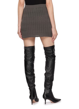 背面 - 点击放大 - HELMUT LANG - Cable Knit Mini Skirt