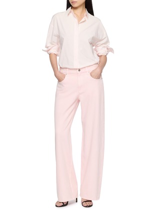 模特儿示范图 - 点击放大 - HELMUT LANG - Straight Leg Denim Jeans