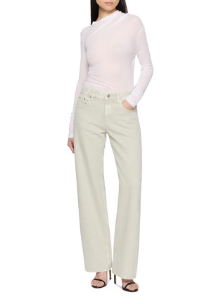 模特儿示范图 - 点击放大 - HELMUT LANG - Low Rise Denim Jeans
