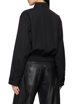 背面 - 点击放大 - HELMUT LANG - Cropped Gabardine Bomber Jacket