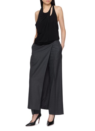 模特儿示范图 - 点击放大 - HELMUT LANG - Twisted Dancer Top