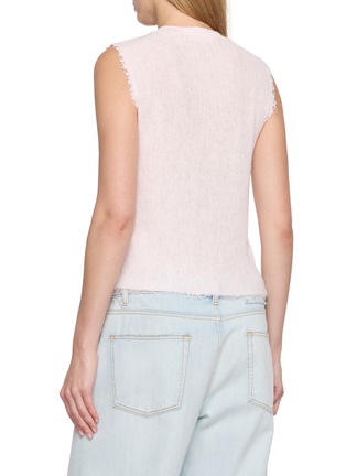 背面 - 点击放大 - HELMUT LANG - Raw Edge Linen Cotton Blend Tank Top