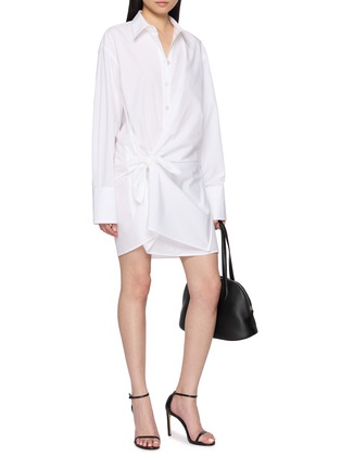 模特儿示范图 - 点击放大 - HELMUT LANG - Knot Long Shirt
