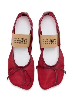模特儿示范图 - 点击放大 - MM6 MAISON MARGIELA - Anatomic Numeric Mash Ballerina Flats