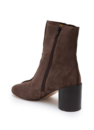 细节 - 点击放大 - MM6 MAISON MARGIELA - 70 Anatomic Stitch Toe Suede Ankle Boots