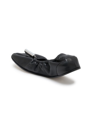 细节 - 点击放大 - MM6 MAISON MARGIELA - Numeric Anatomic Leather Ballerina Flats