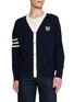 首图 - 点击放大 - SOUTHCAPE - V-Neck Logo Knit Cardigan