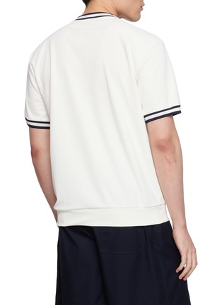 背面 - 点击放大 - SOUTHCAPE - Contrast Trim T-Shirt