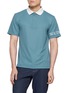 首图 - 点击放大 - SOUTHCAPE - Sleeve Logo Contrast Collar Polo Shirt