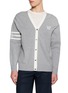 首图 - 点击放大 - SOUTHCAPE - V-Neck Logo Knit Cardigan