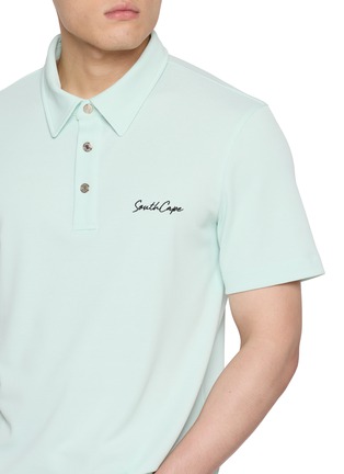  - SOUTHCAPE - Back Print Artwork Polo Shirt