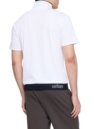 背面 - 点击放大 - SOUTHCAPE - Half Zip Logo T-Shirt