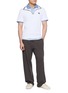 模特儿示范图 - 点击放大 - SOUTHCAPE - Half Zip Logo T-Shirt