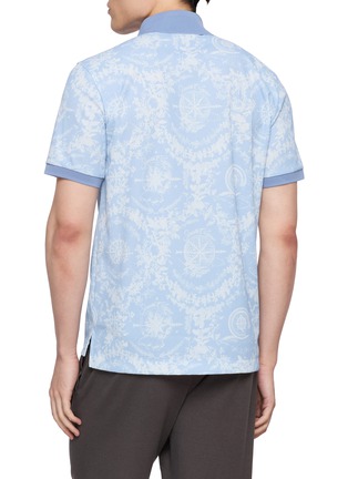 背面 - 点击放大 - SOUTHCAPE - Southcross All-Over Pattern Polo Shirt