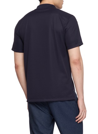 背面 - 点击放大 - SOUTHCAPE - Baseball Collar Performance T-Shirt