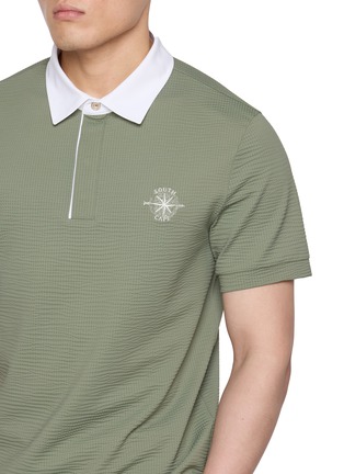  - SOUTHCAPE - Contrast Collar Logo Polo Shirt