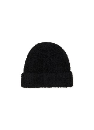 细节 - 点击放大 - MM6 MAISON MARGIELA - Numeric Logo Folded Knit Beanie
