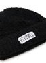 细节 - 点击放大 - MM6 MAISON MARGIELA - Numeric Logo Folded Knit Beanie