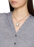 正面 -点击放大 - MM6 MAISON MARGIELA - Unexisting Stone Palladium Necklace