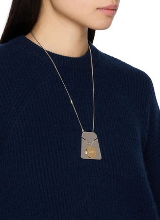 正面 -点击放大 - MM6 MAISON MARGIELA - Vitrine Palladium Necklace