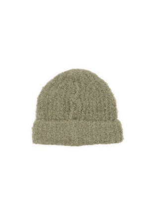 细节 - 点击放大 - MM6 MAISON MARGIELA - Numeric Logo Folded Knit Beanie