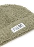 细节 - 点击放大 - MM6 MAISON MARGIELA - Numeric Logo Folded Knit Beanie