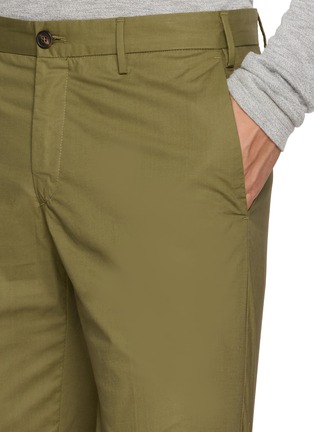  - INCOTEX - Slim Fit Linen Cotton Chino Bermuda Shorts