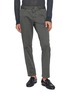 首图 - 点击放大 - INCOTEX - Slim Fit Garment Dyed Stretch Cotton Gabardine Pants