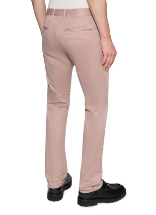 背面 - 点击放大 - INCOTEX - Stretch Cotton Gabardine Slim Pants