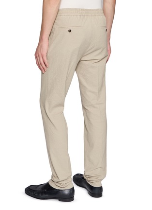 背面 - 点击放大 - INCOTEX - Seersucker Drawstring Tapered Pants