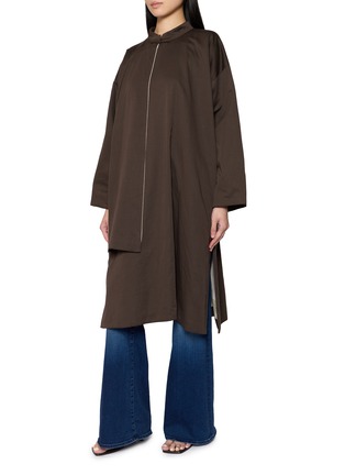 细节 - 点击放大 - KATLIAX - Reversible Kapok Tussah Silk Long Shirt
