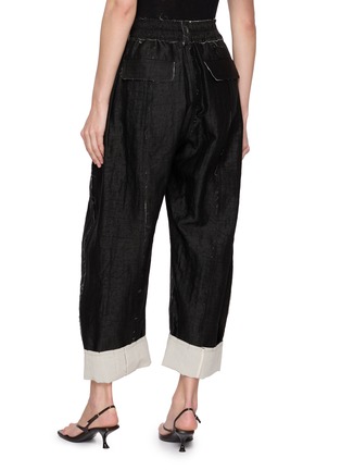 背面 - 点击放大 - KATLIAX - Raw Edge Silk Pants