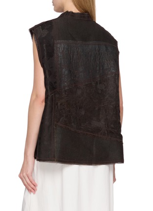 背面 - 点击放大 - KATLIAX - Reversible Silk Organza Vest