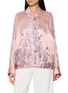 首图 - 点击放大 - KATLIAX - Reversible Satin Xiangyun Silk Baseball Jacket