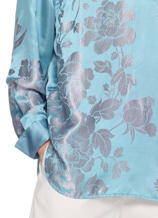  - KATLIAX - High Neck Floral Shirt