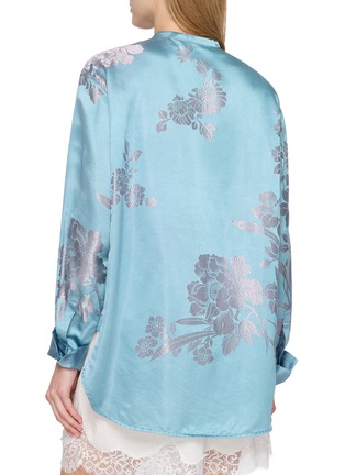 背面 - 点击放大 - KATLIAX - High Neck Floral Shirt