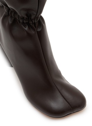 细节 - 点击放大 - MM6 MAISON MARGIELA - 75 褶皱松紧高筒靴