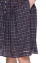  - MIU MIU - TARTAN 格纹抽褶中长半身裙