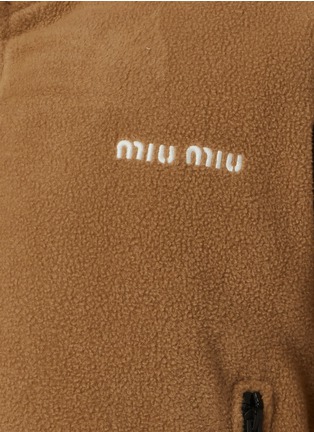  - MIU MIU - 立领毛绒短款外套