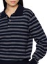  - DUNST - Collared Striped Unisex Sweater