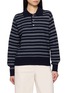 首图 - 点击放大 - DUNST - Collared Striped Unisex Sweater