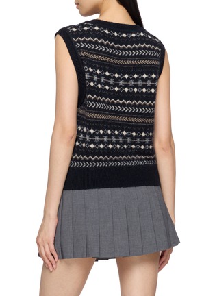 背面 - 点击放大 - DUNST - Unisex V-Neck Knit Vest