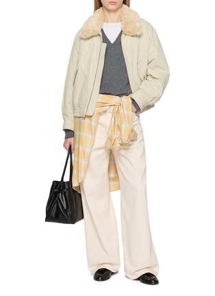 模特儿示范图 - 点击放大 - DUNST - Padded Unisex Flight Jacket