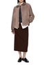 模特儿示范图 - 点击放大 - DUNST - H-Line Back Slit Skirt