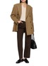 模特儿示范图 - 点击放大 - DUNST - Essential Straight Leg Dark Wash Jeans
