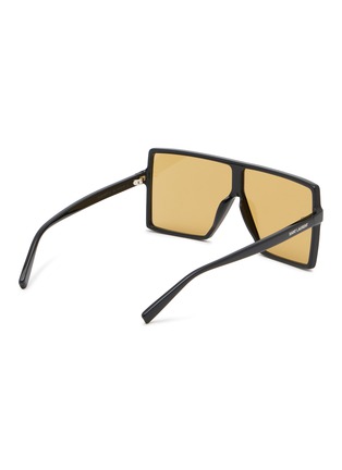 模特儿示范图 - 点击放大 - SAINT LAURENT - 方框飞行员太阳眼镜