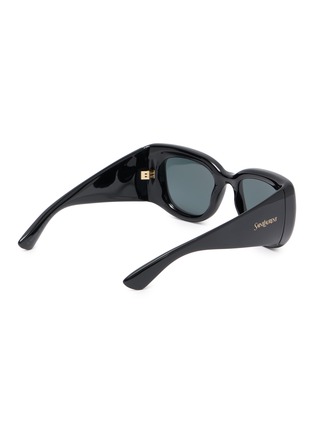 模特儿示范图 - 点击放大 - SAINT LAURENT - 方框太阳眼镜